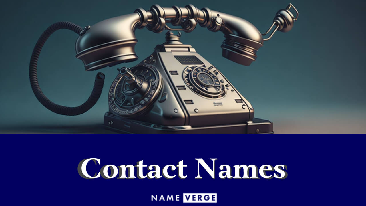 Contact Names: 545+ Best And Unique Contact Names Ideas