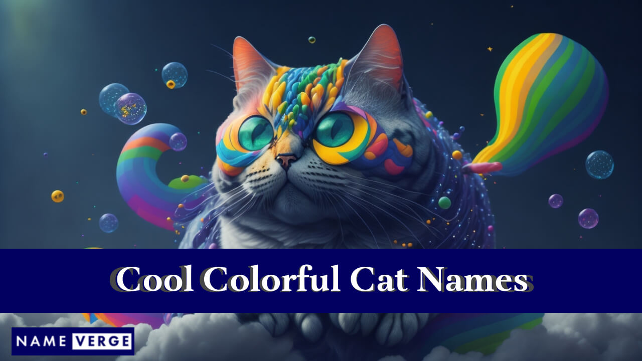 Cool Colorful Cat Names