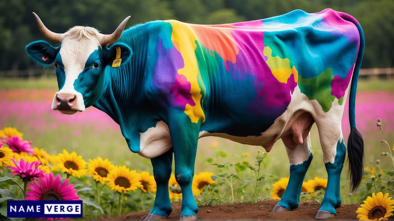 Cow Names Color-Based