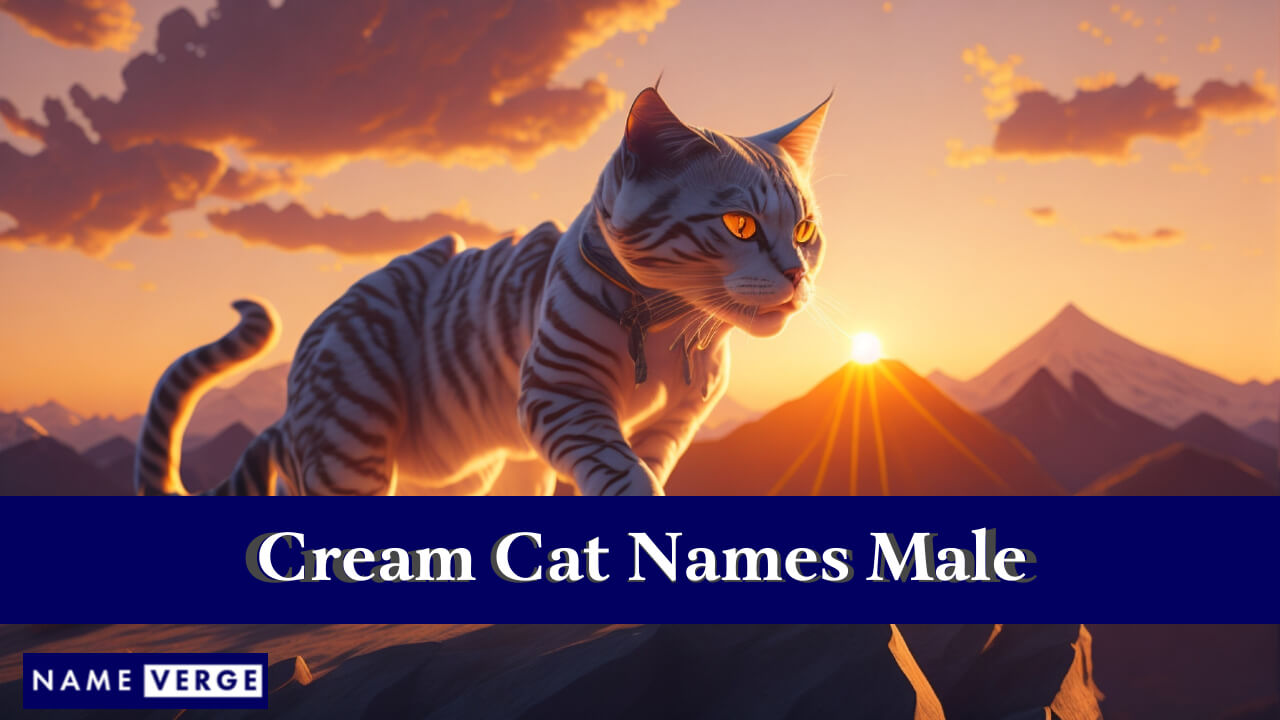 Cream Cat Names Male