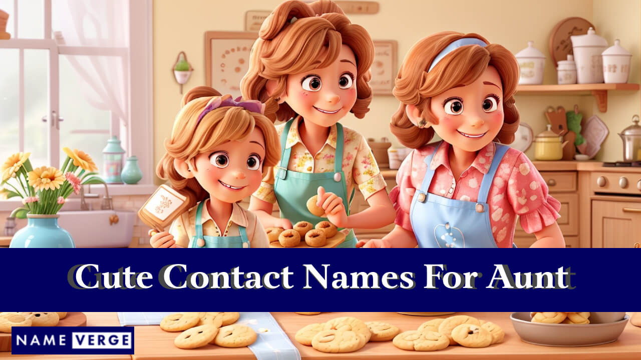 Cute Contact Names For Aunt