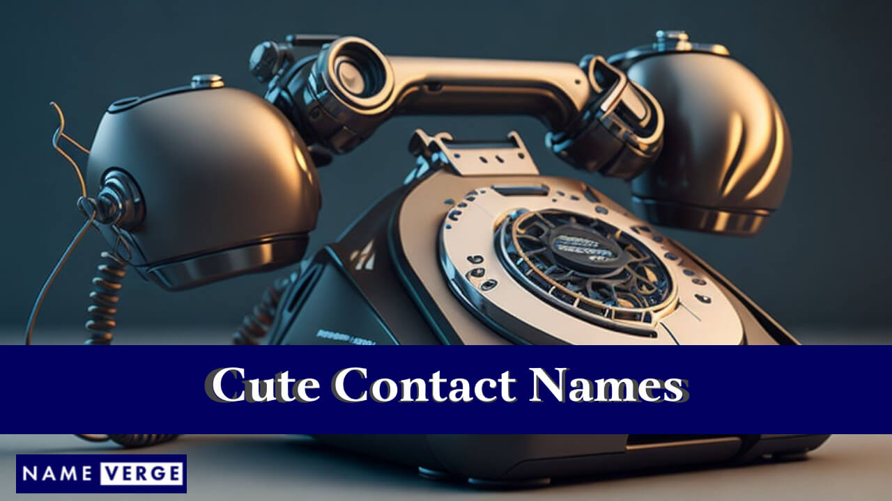 Cute Contact Names