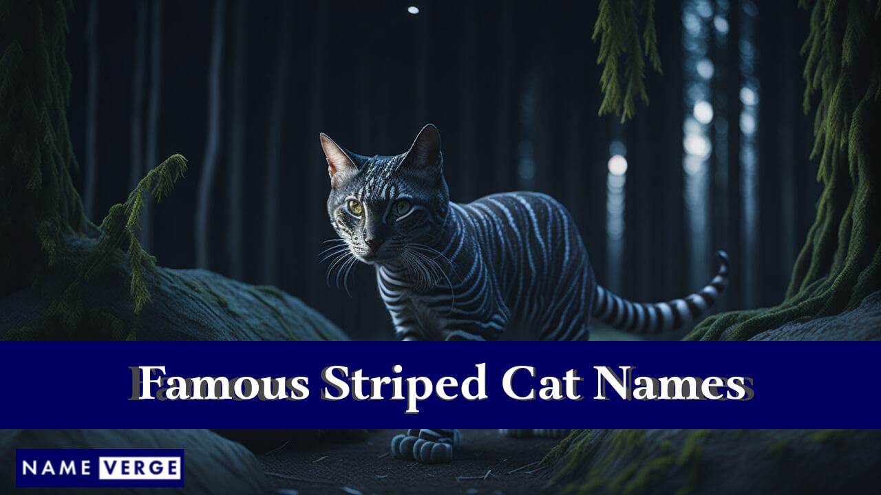 Famous Striped Cat Names