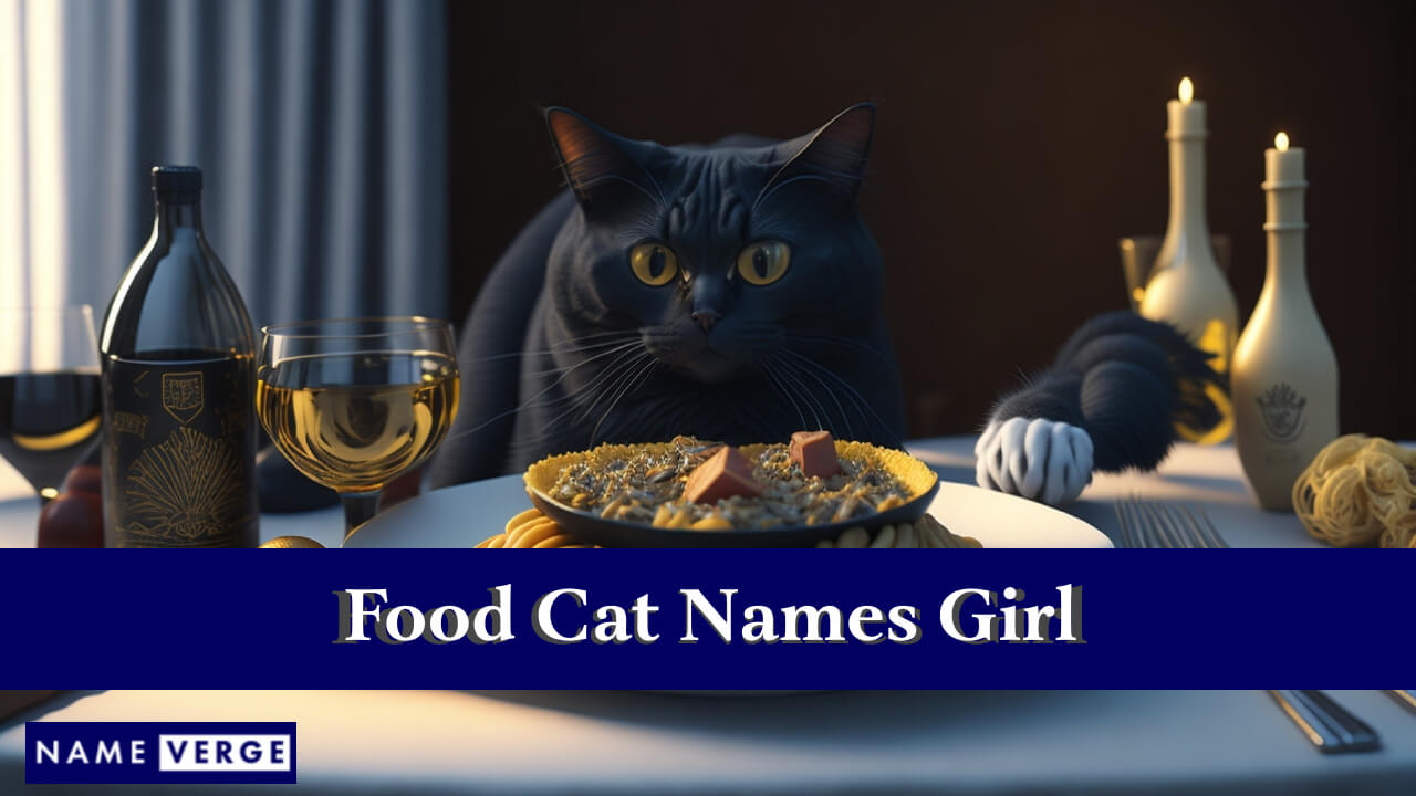 Food Cat Names Girl