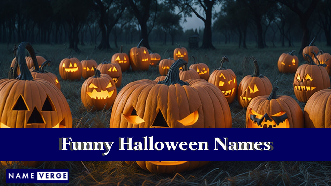 Funny Halloween Names