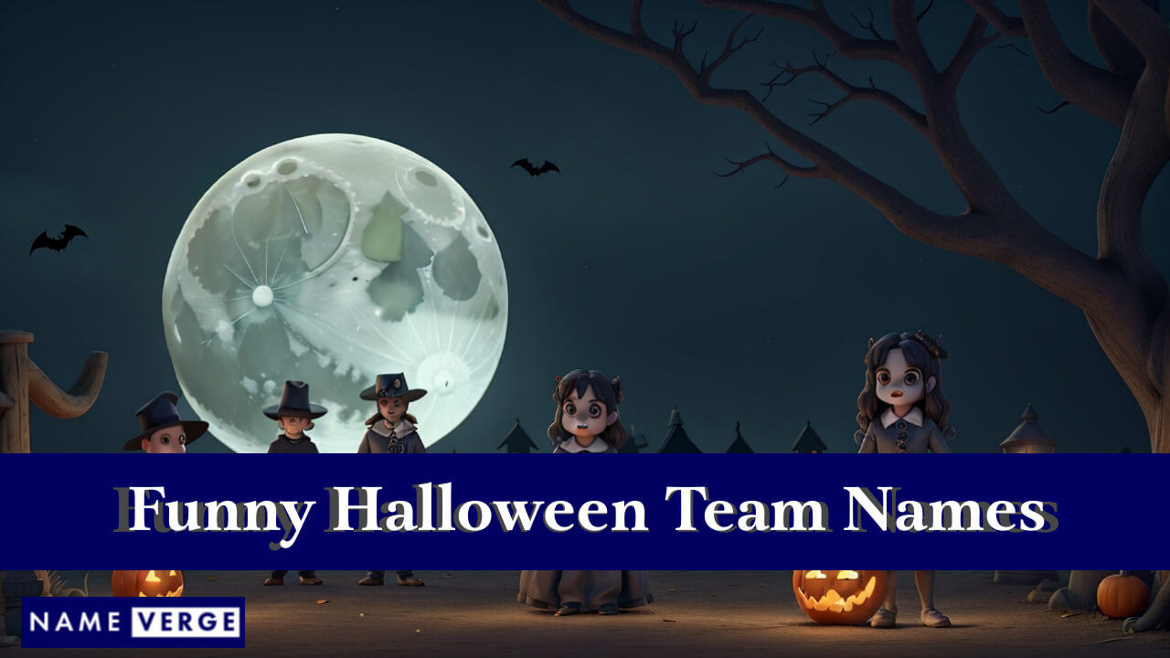 Funny Halloween Team Names