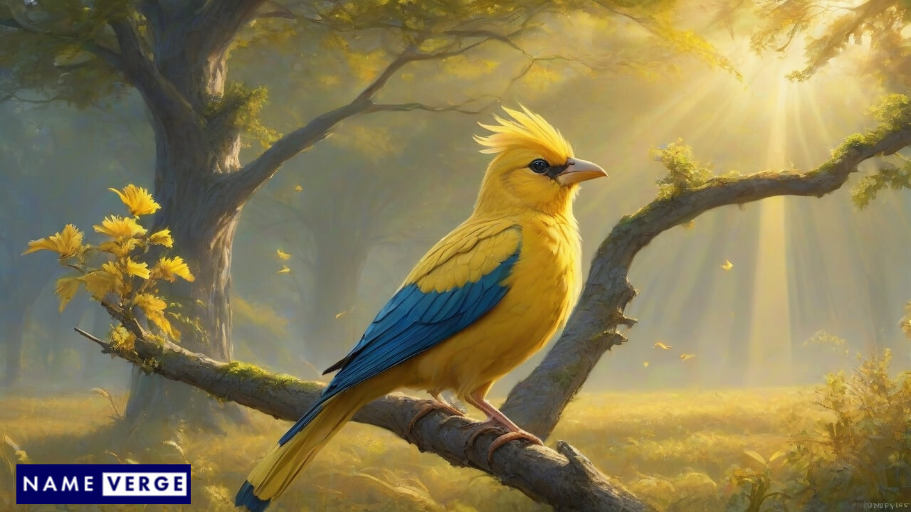 Male Yellow Bird Names
