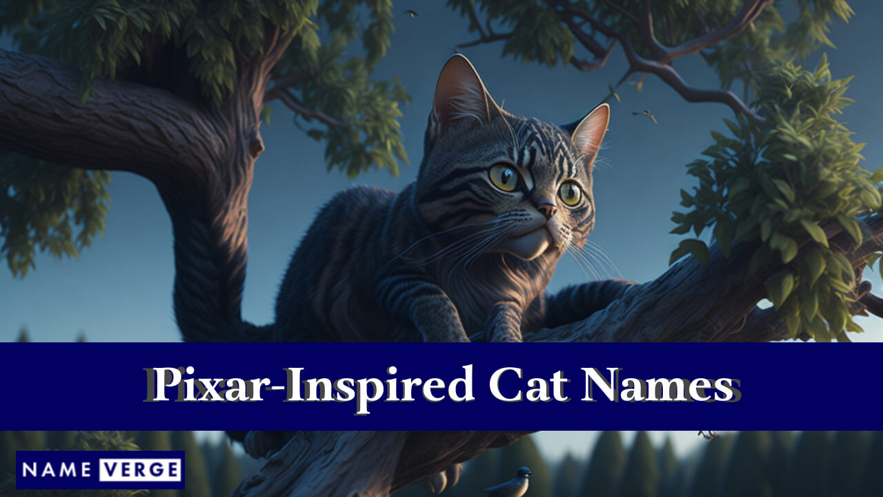 Pixar-Inspired Cat Names