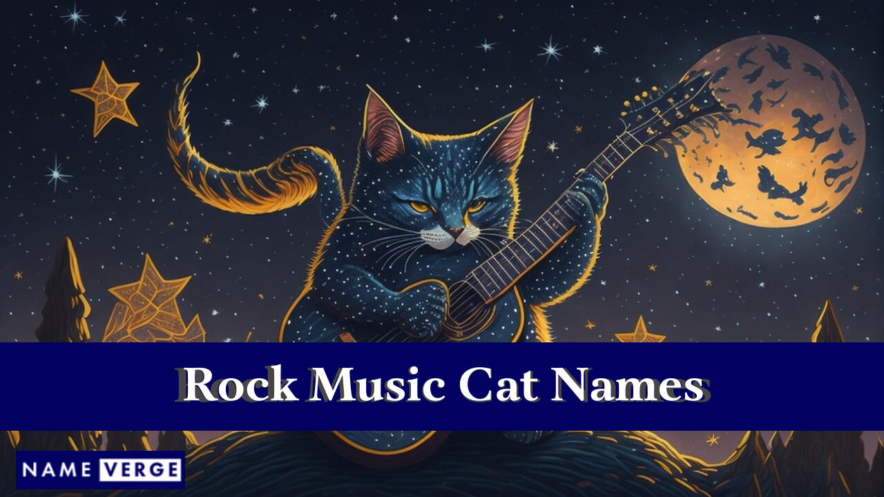 Rock Music Cat Names