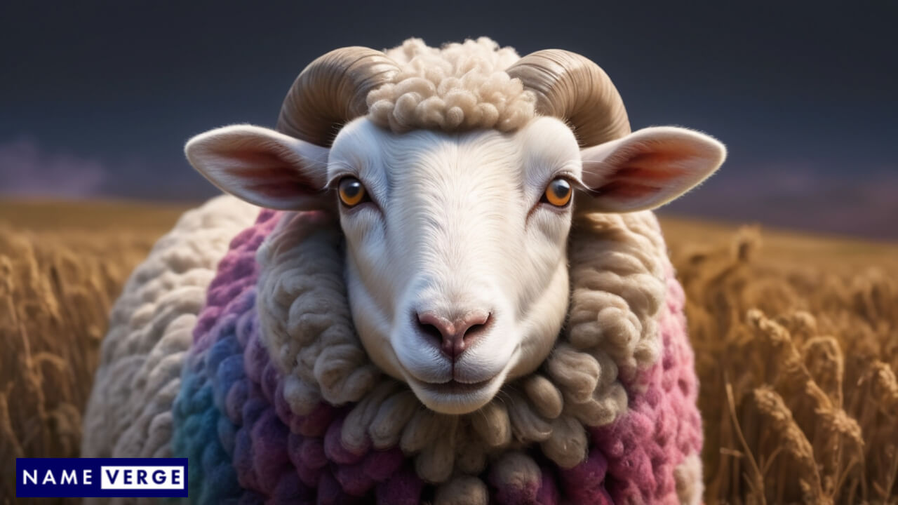 Sheep Names Colors Based