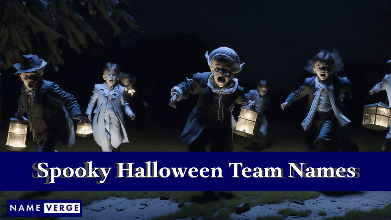 Spooky Halloween Team Names