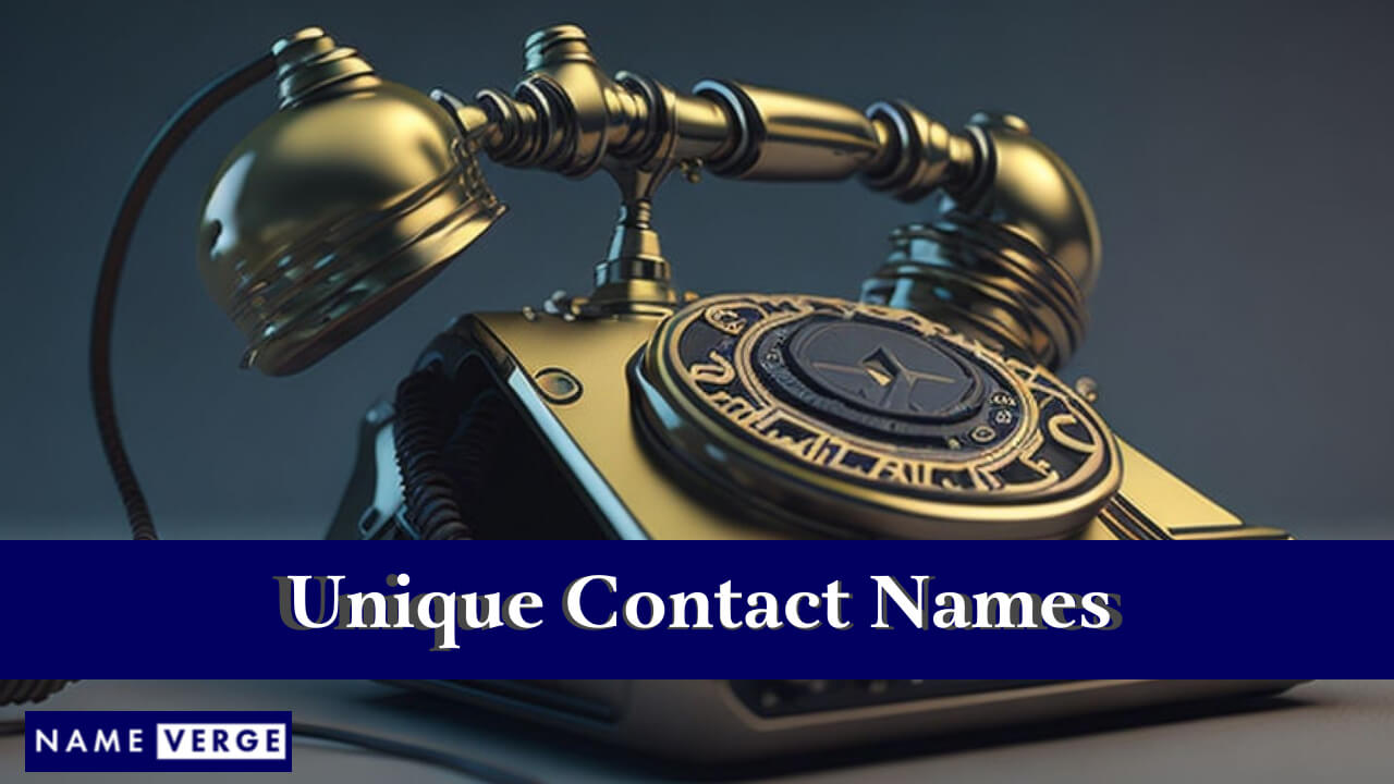 Unique Contact Names