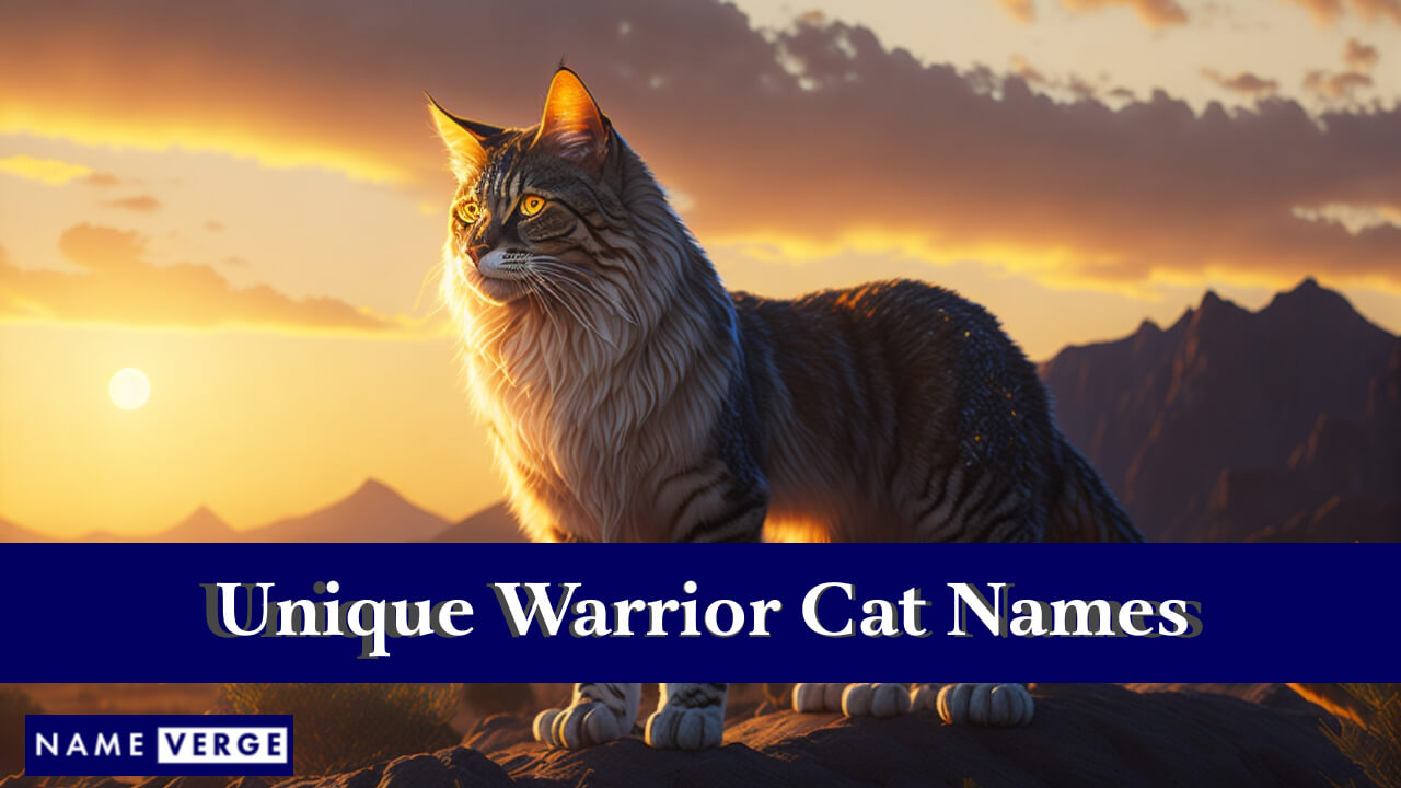 Unique Warrior Cat Names