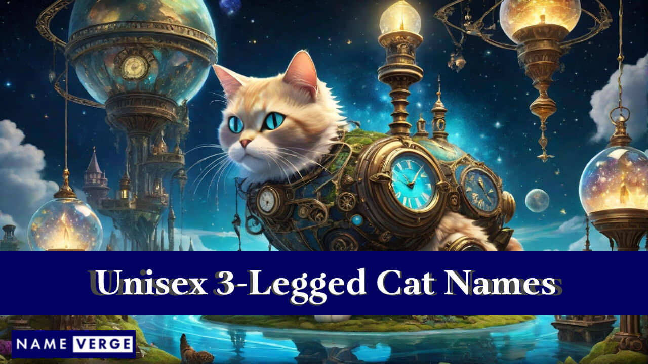 Unisex Three-Legged Cat Names