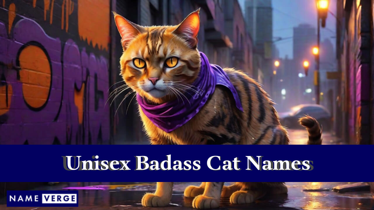 Unisex Badass Cat Names