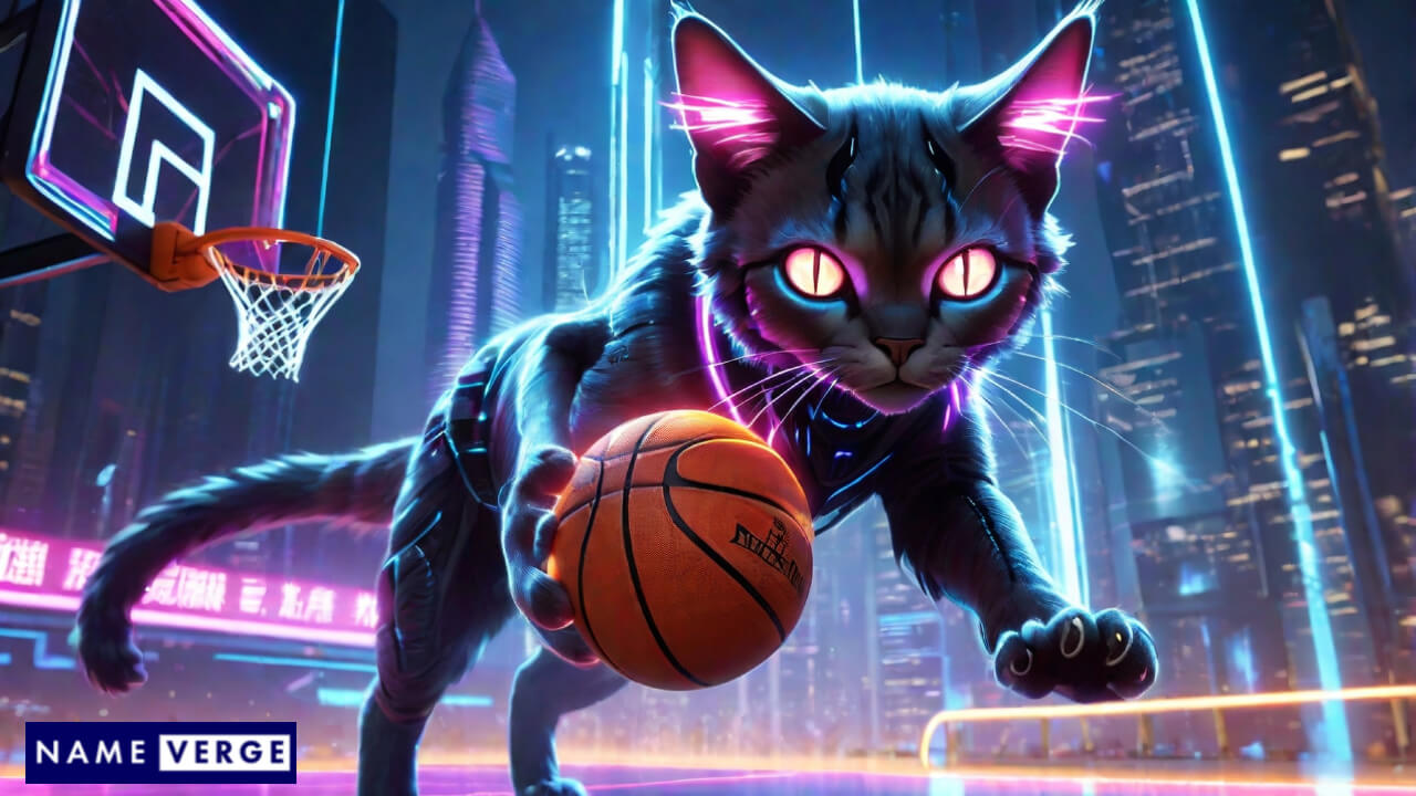 Unisex Basketball Cat Names
