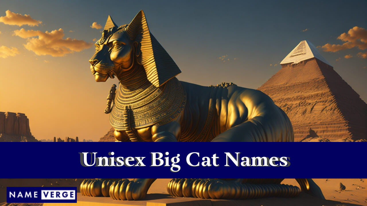 Unisex Big Cat Names