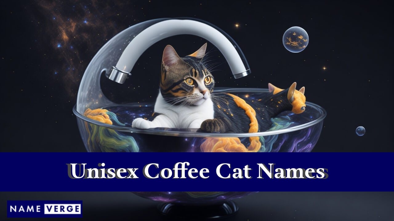 Unisex Coffee Cat Names