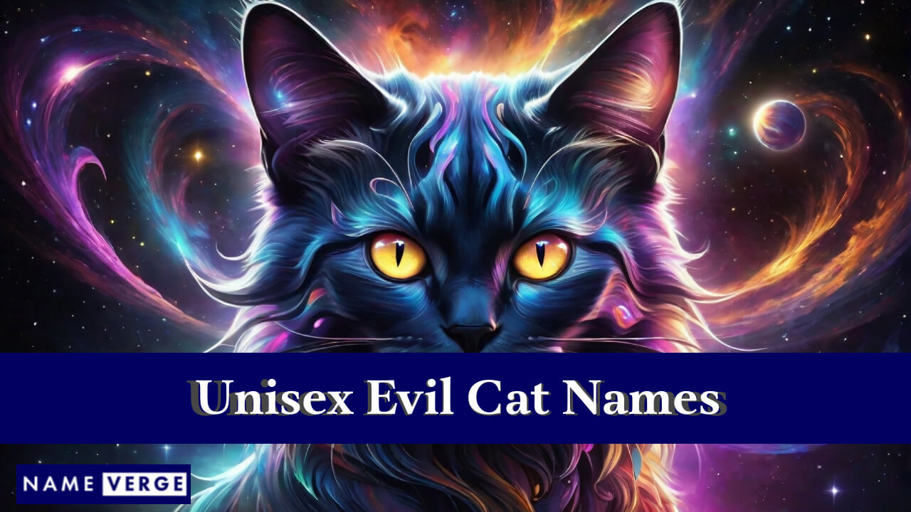 Unisex Evil Cat Names