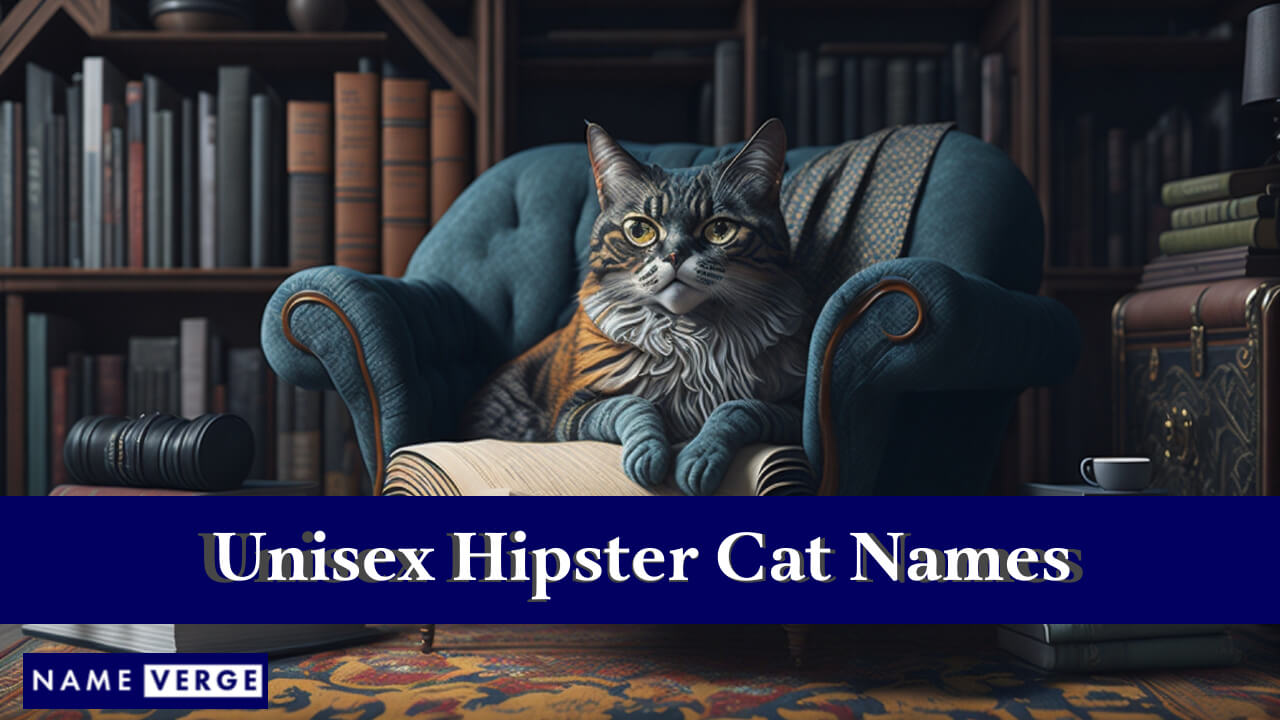 Unisex Hipster Cat Names