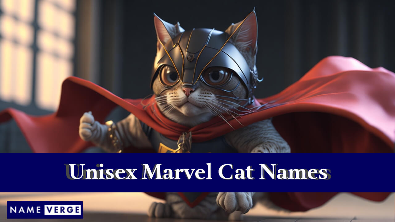 Unisex Marvel Cat Names