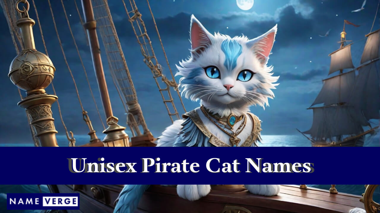 Unisex Pirate Cat Names