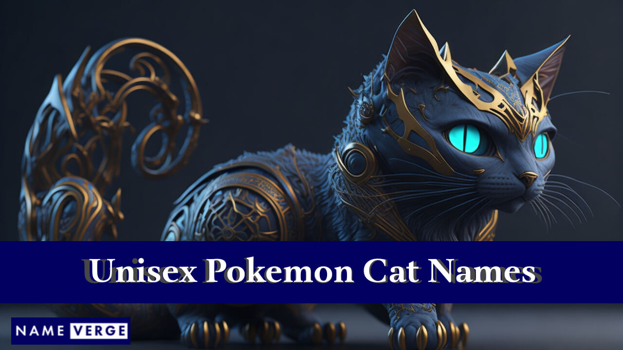 Unisex Pokemon Cat Names